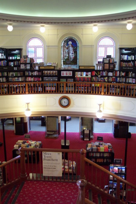 Her er det Waterstones' butik i Reading.